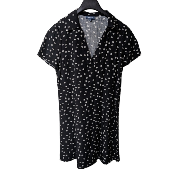 ModCloth Peace Sign Dress Medium - Picture 8 of 9